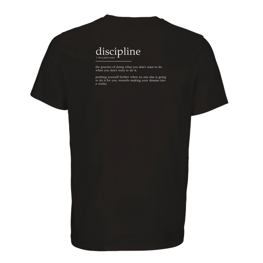 Discipline T-Shirt Schwarz – Produktansicht