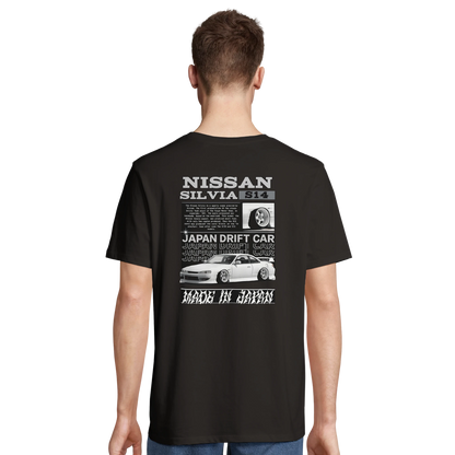 Nissan S14 T-Shirt Schwarz