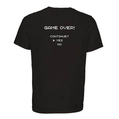 Game Over T-Shirt Schwarz