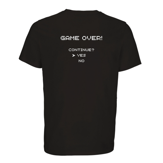 Game Over T-Shirt Schwarz – Produktansicht