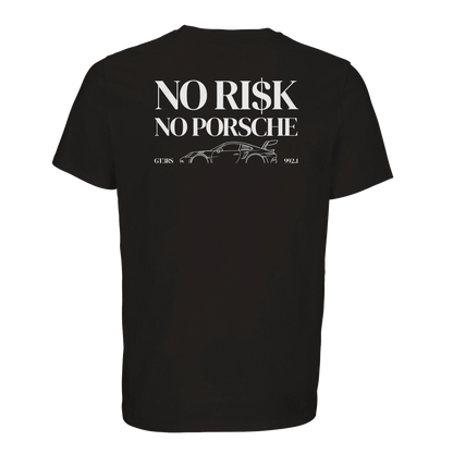 No Risk No Porsche T-Shirt Schwarz
