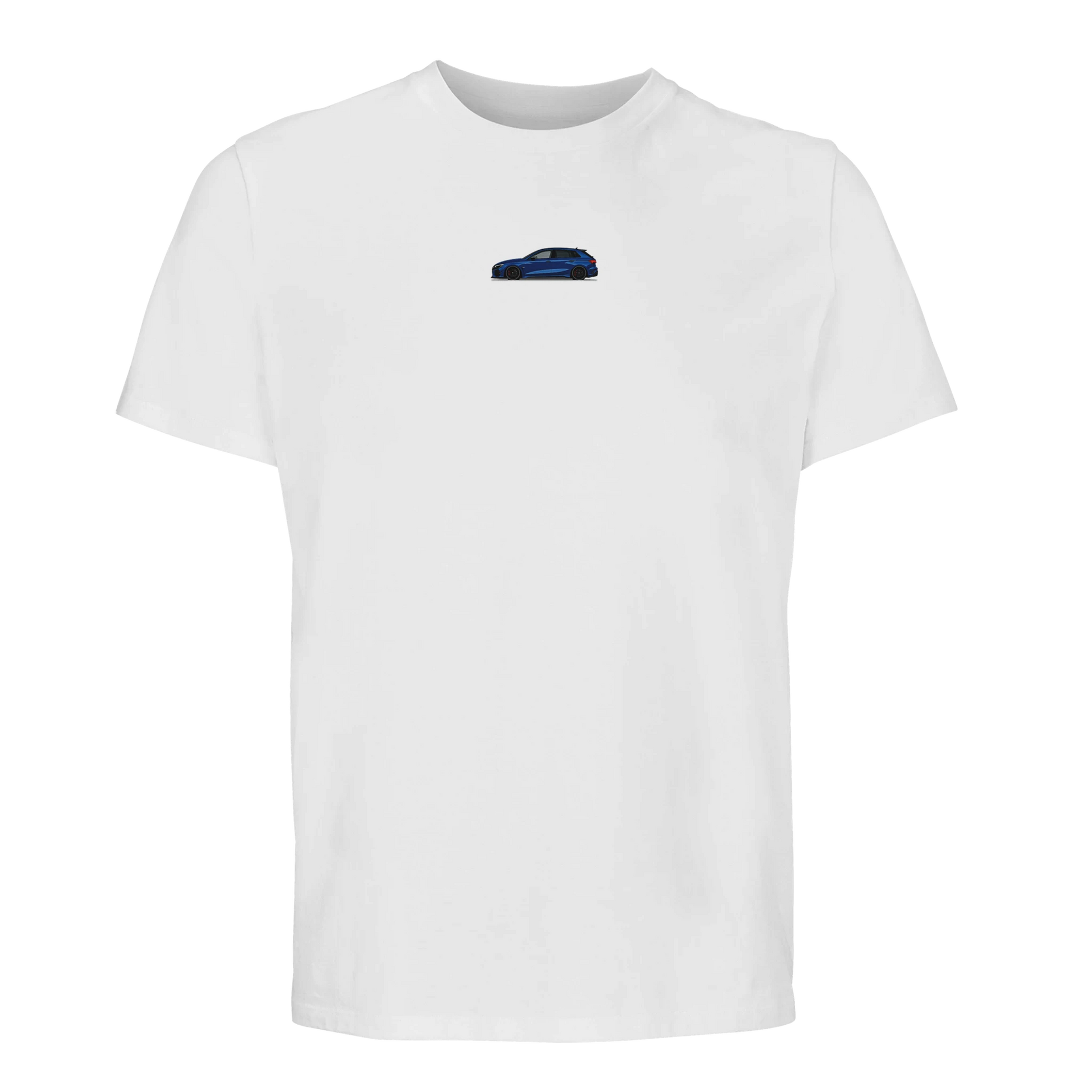 Audi RS3 T-Shirt Weiss – Produktansicht 1