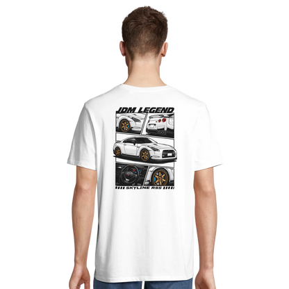 Nissan R35 JDM Legend T-Shirt Weiss