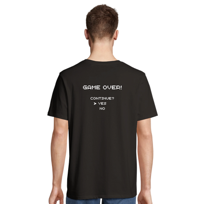 Game Over T-Shirt Schwarz