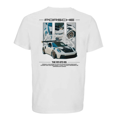 Porsche GT3 RS T-Shirt Weiss