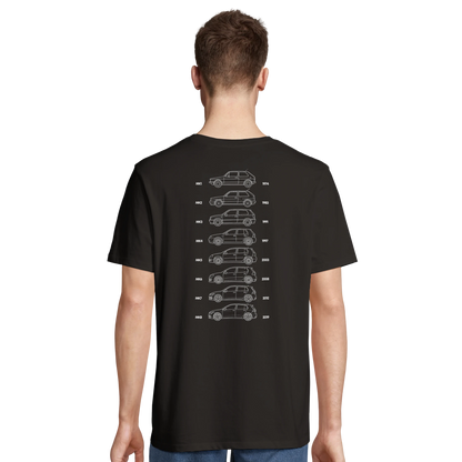 VW Golf Evolution T-Shirt Schwarz