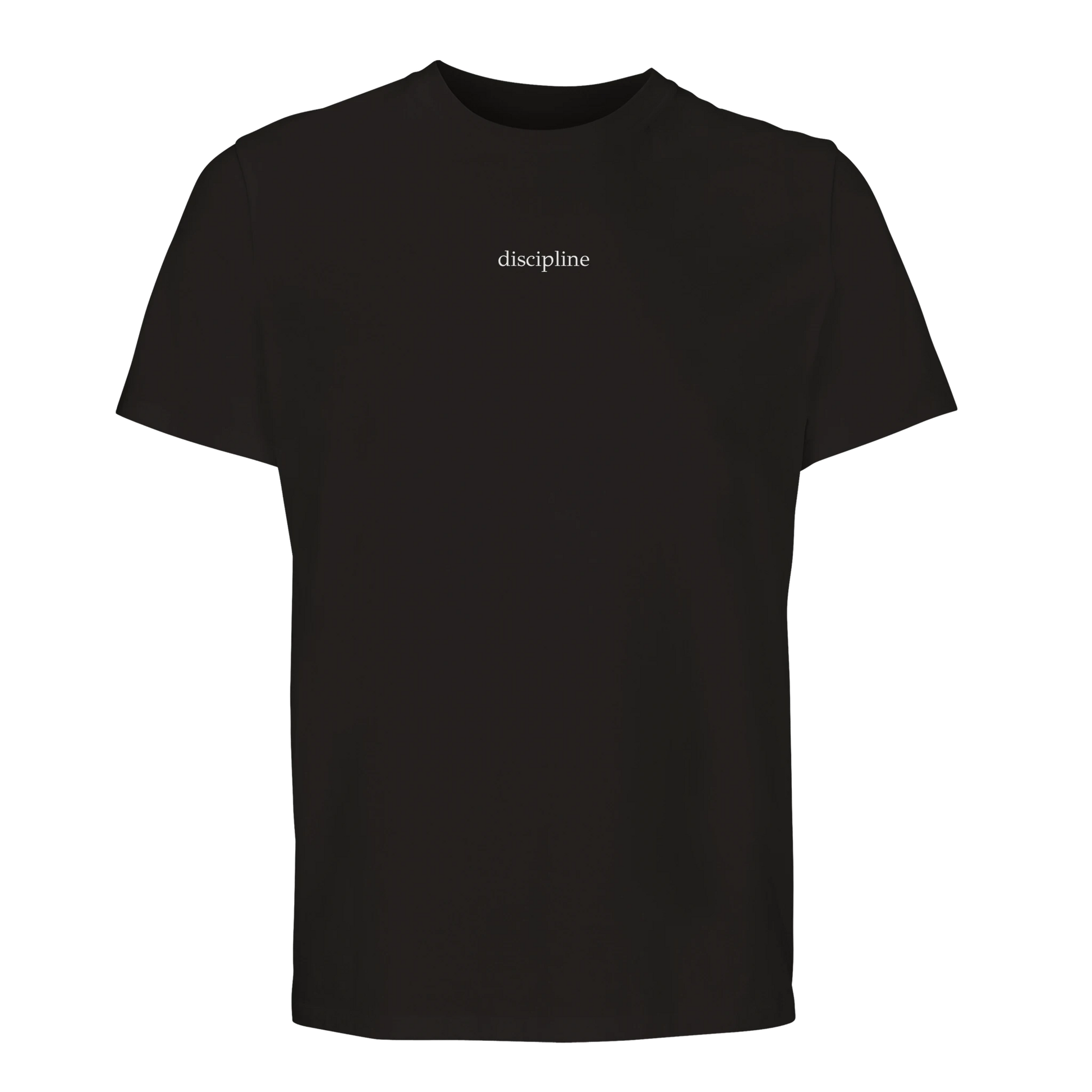Discipline T-Shirt Schwarz – Produktansicht 1