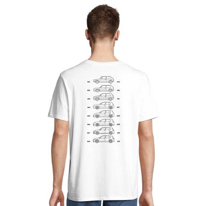 VW Golf Evolution T-Shirt Weiss