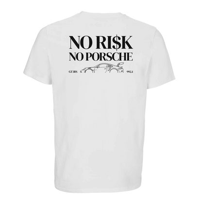No Risk No Porsche T-Shirt Weiss